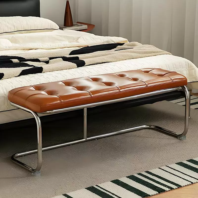 Прикроватная скамейка в стиле ретро, ​​прикроватная скамейка для хранения вещей, диван, скамейка для переобувания, длинная скамейка в стиле ваби-саби sω