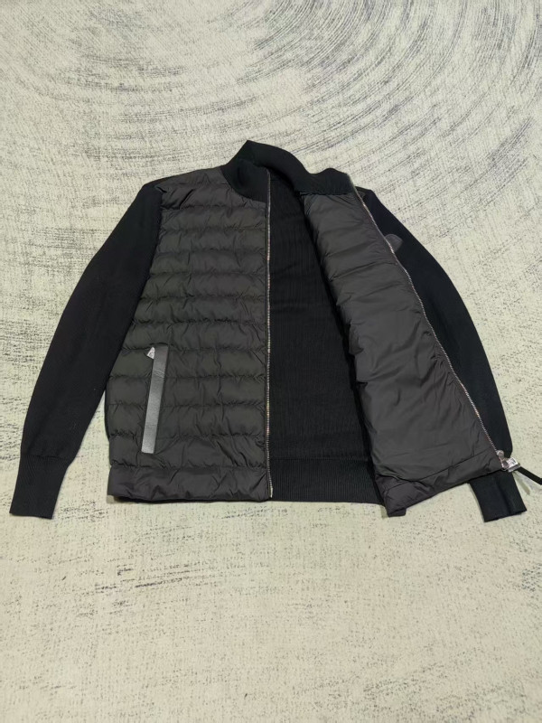 蒙家25ss M家新款秋冬男士Cardigan针织拼接羽绒夹克外套|undefined