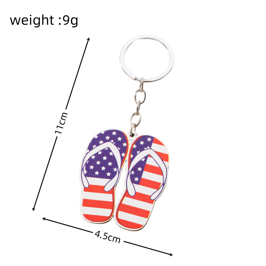 13g Weight Keychain Classification 1 Piece Quantity Daily Occasion Wood Material American Flag, Eagle Pattern Unisex Gender Retro Style 1 Piece Retro American Flag Eagle Wood Unisex Keychain 20