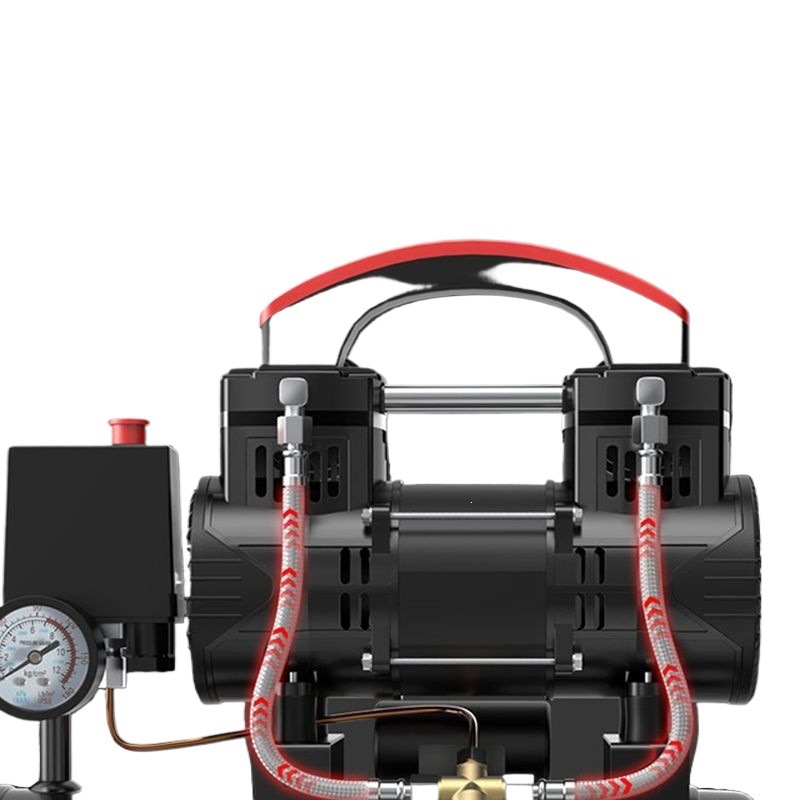 Bomba de aire aguda compresor de aire pequeño compresor de aire aire aire sin aceite silencioso 220V bomba de aire de pulverización de pintura de carpintería