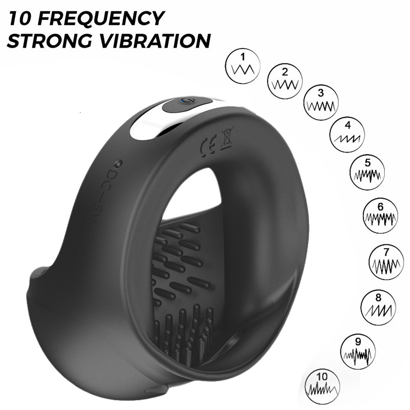Wearable Scrotum Support Bag with Vibrating Delay Ring and Wireless Remote — detail image 2