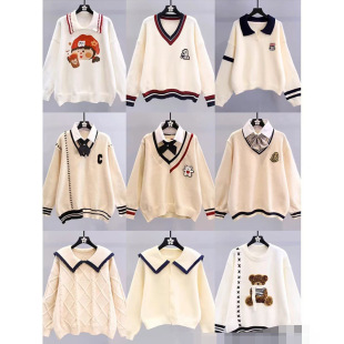Ī�m��ɫϵŮʽSweaters�¿��ﶬܛŴŮᘿ�����ɫ㼑��LŮ�bë��