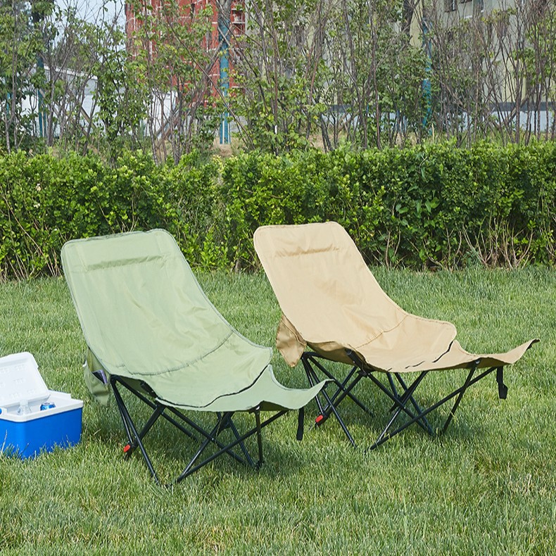 Mayorista al aire libre sillón plegable sillón de oficina portátil almuerzo plegable camping picnic sillón ajustable de cuatro marcha