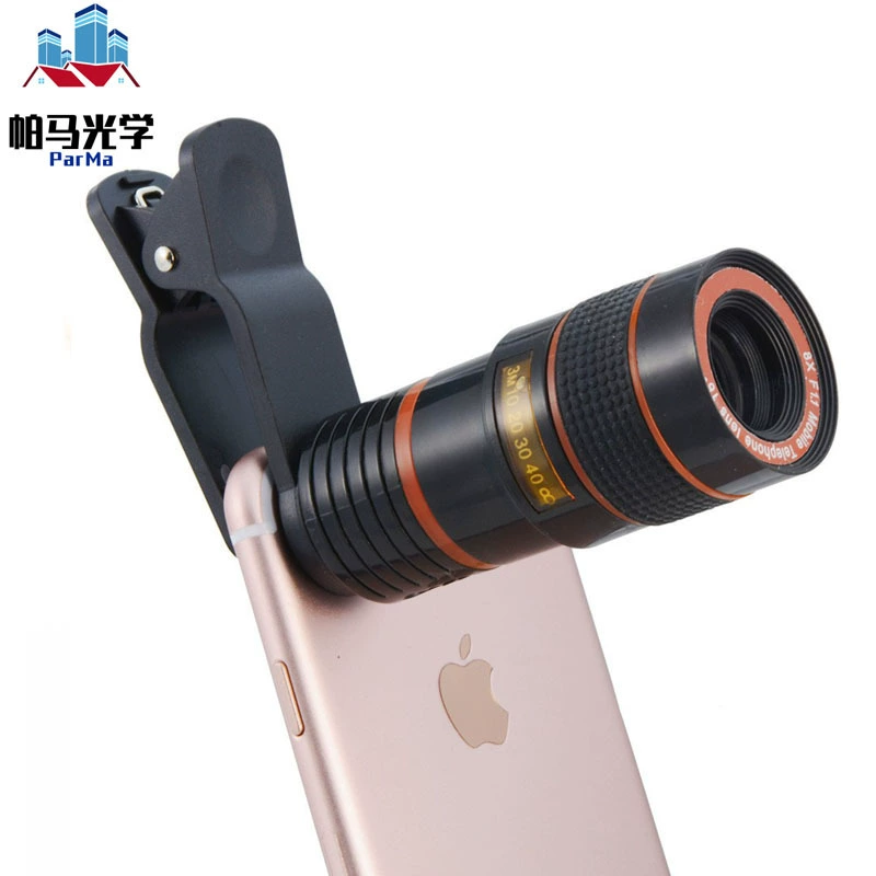 Прямые продажи с фабрики 8 раз 12-кратный телеобъектив универсальный внешний 8-кратный объектив для мобильного телефона объектив камеры для путешествий на открытом воздухе