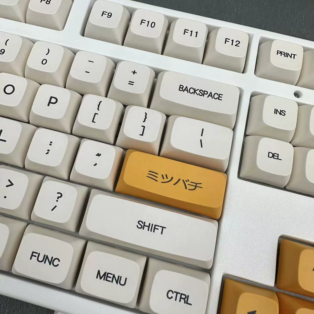 Кейкапы «медовое молоко» 140 клавиш XDA высокая PBT, горячее сияние, Huake Key Catter, набор для механической клавиатуры