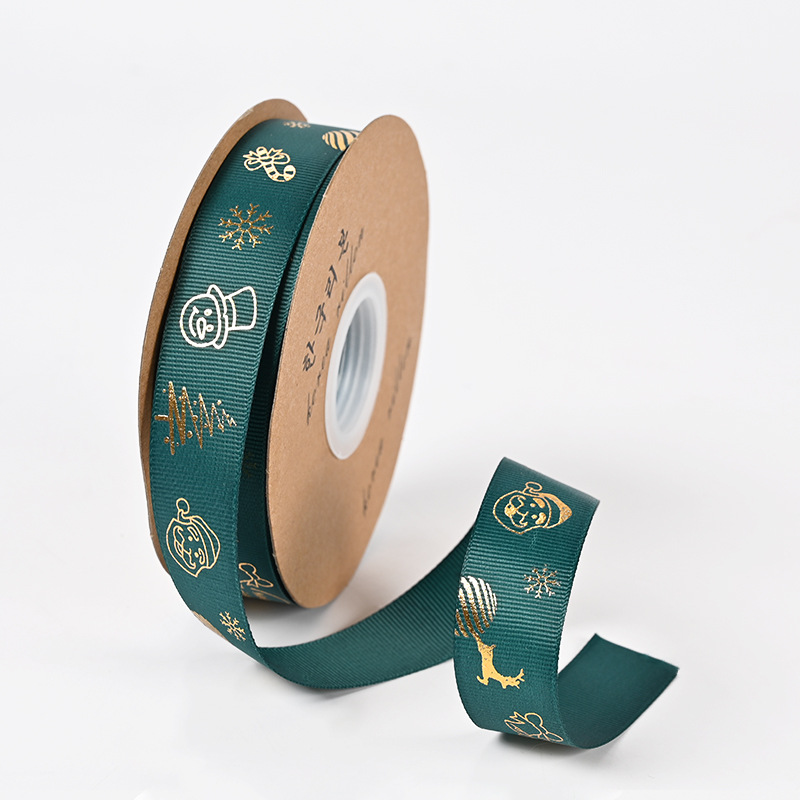 Material de ramo navideño de doble cara impresión en color bolsa kraft papel de flores caja de regalo papel de regalo de navidad