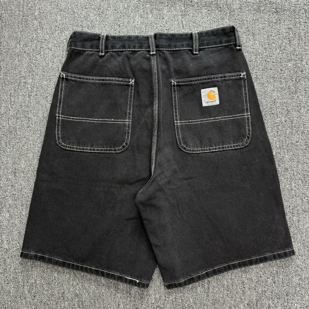 Carhartt Brandon Denim Shorts Loose Black