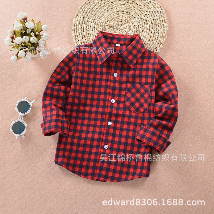 格子法兰绒童装衬衫 6.jpg