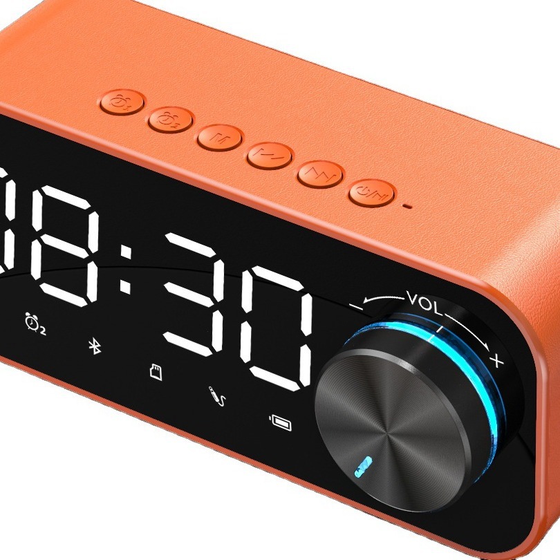 Mini altavoz Bluetooth con subwoofer potente, doble alarma y ranura para tarjeta, regalo transfronterizo