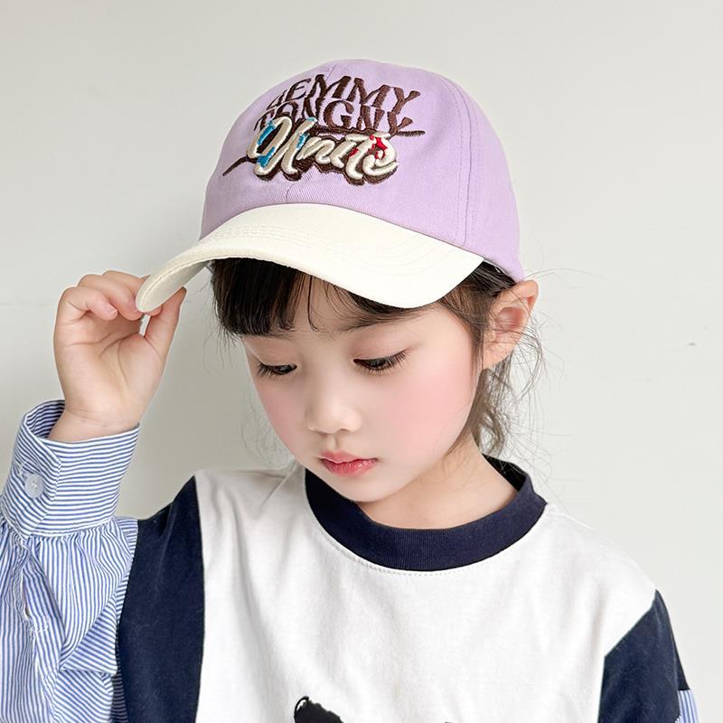 Sombrero para niños con cola de caballo alta, primavera y otoño, gorra de visera para niñas a juego, gorra de béisbol con techo vacío, sombrero para el sol de moda de todo fósforo