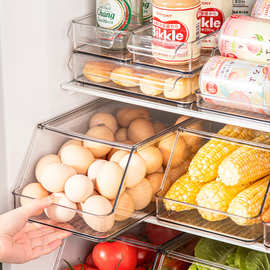 冰箱收纳盒收纳整理神器抽屉盒子储物盒整理盒鸡蛋食品保鲜盒厨房