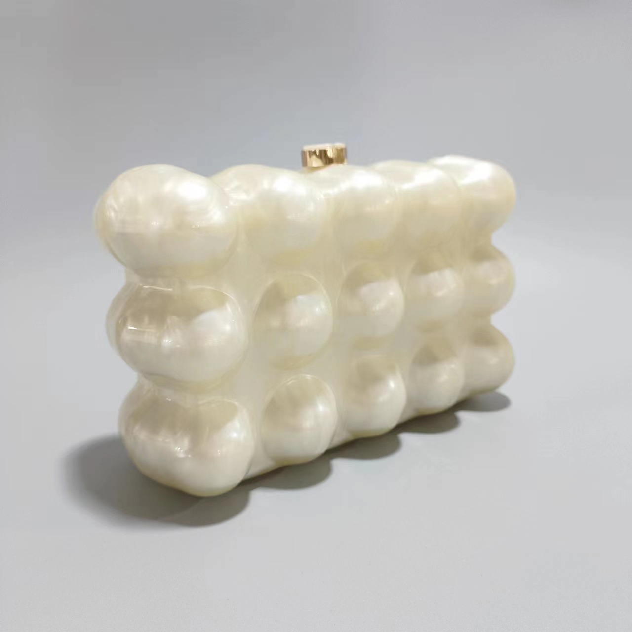 Acrylic Material Arylic Solid Color Square Evening Bags