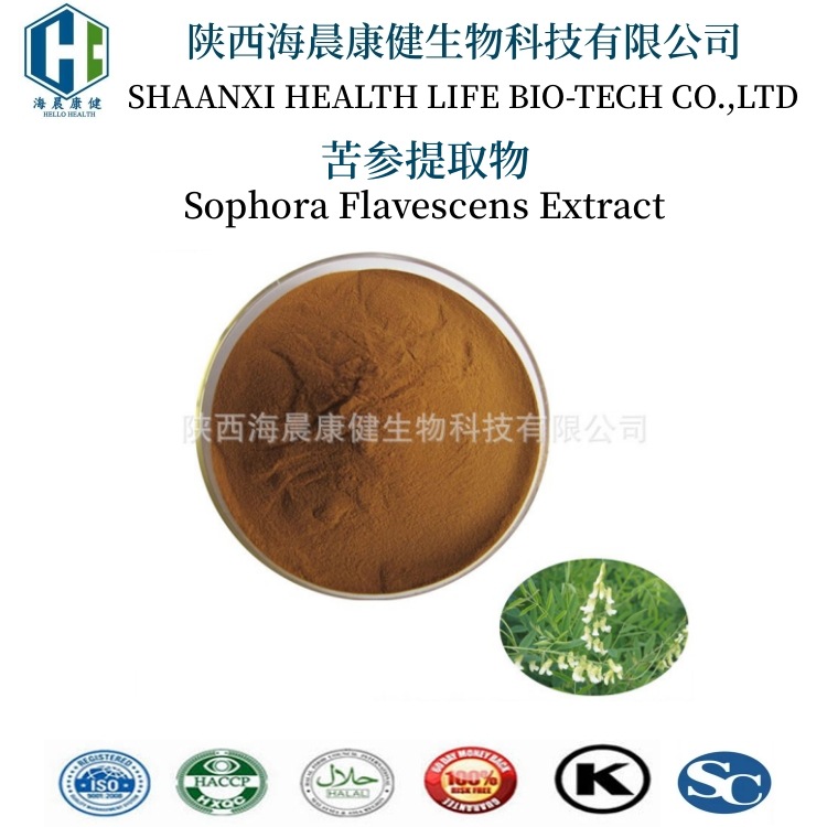 现货 苦参提取物10:1 苦参粉 海晨康健 苦参碱 厂家直供高纯度