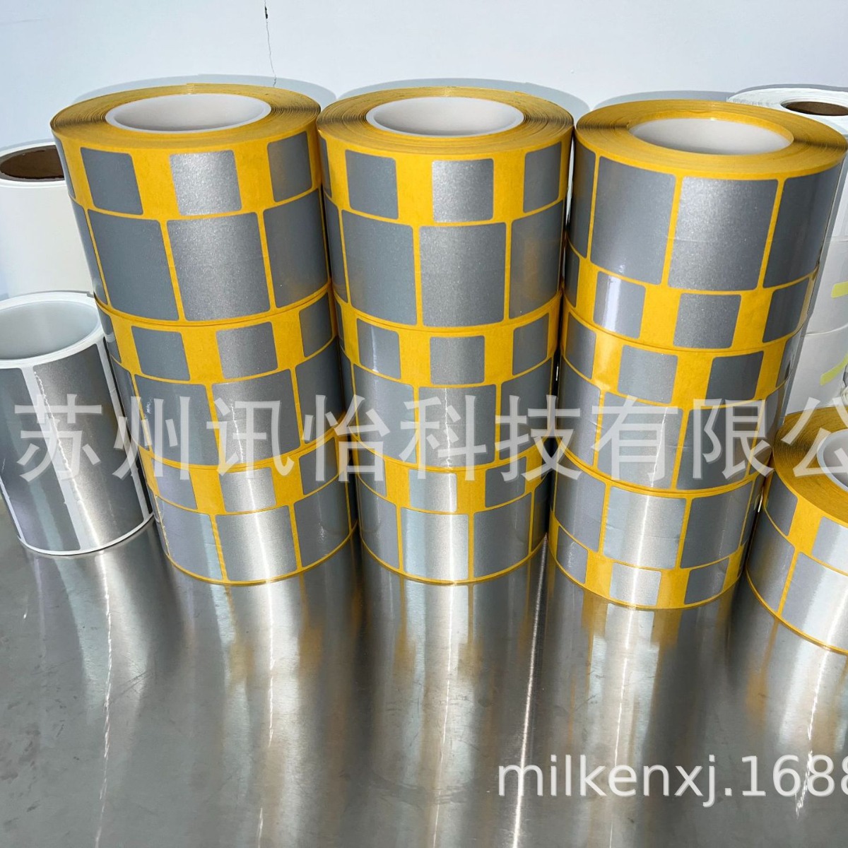 哈尔滨3M7871太阳能标识UL标贴模切厂-太阳能电池板接线盒pet标签