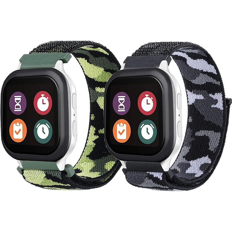 Suitable for Gizmo Watch 2 Watch with Gizmo Kidsren's Watch Nylon Camouflage Kidsren's Watch with