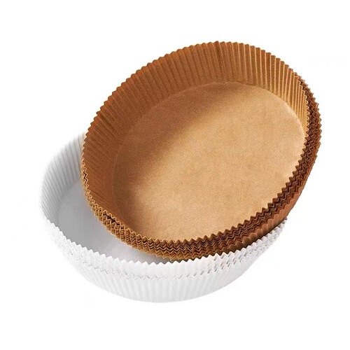Air fryer-specific paper liners, silicone oil paper trays, baking mats, oil-absorbing paper discs—non-stick, oil-resistant, and heat-resistant circular paper.