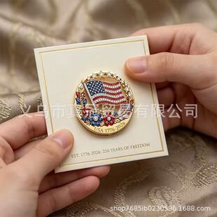 US 250th Anniversary Enamel Brooch Pin��������250����m����