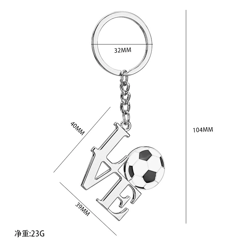 2026 US-Canada-Mexico World Cup Football Pendant Customized Five Major League Football Key Chain Fans’ Supporting Souvenirs