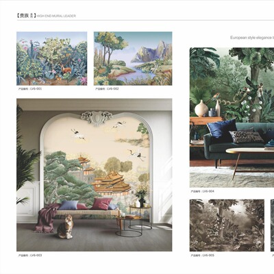 玄关餐厅壁画沙发电视背景墙画 卧室客厅粘贴画简单方便粘贴壁画|ru