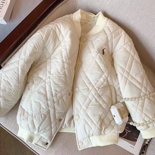 Chanel Style American Style Ins Jacket Women's Spring New Academic Style Design Quilted Short Baseball Suit