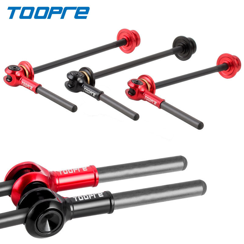 TOOPRE Mountain Bike Titanium Alloy Quick-release Carbon Fiber Titanium Shaft Quick-release Rod Road Wheels Huagu Rod