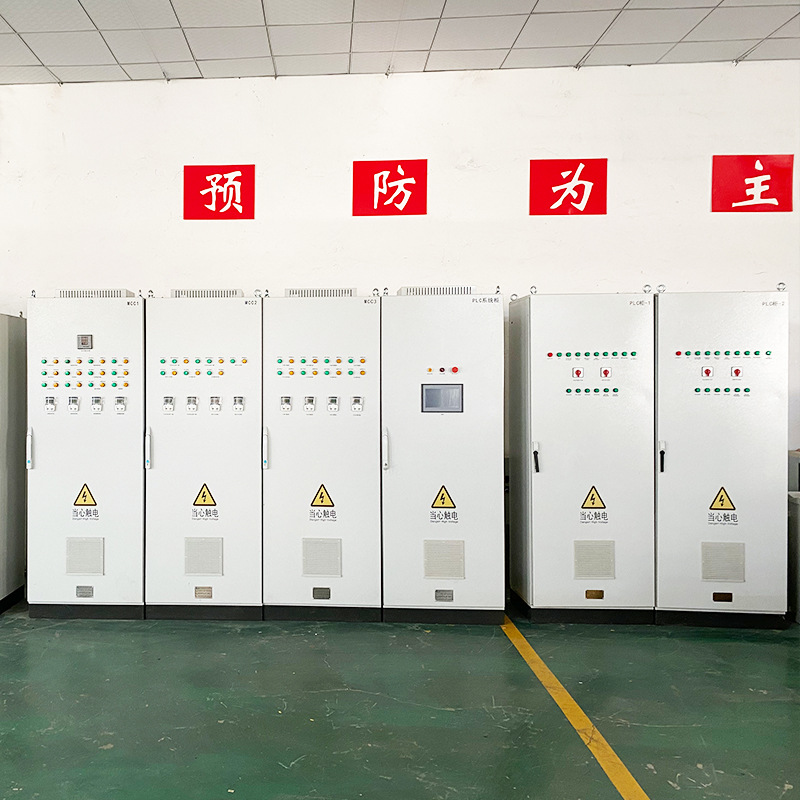 水泵变频控制柜成套定制 风机plc控制器可编程电气柜生产厂家