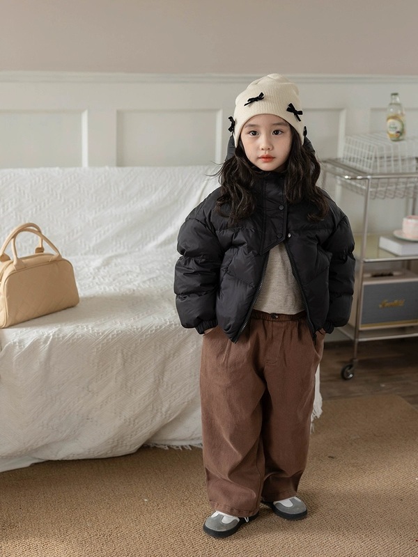 2025秋冬新款儿童羽绒棉服男童女童宝宝连帽保暖洋气短款童装外套|undefined