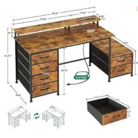 电脑桌;办公桌;斗柜