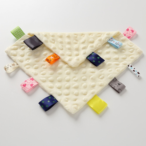 Baby beanie velvet comfort napkin can be chewed into the mouth, sleep artifact, baby lull to sleep, hand puppet saliva napkin, toy square towel