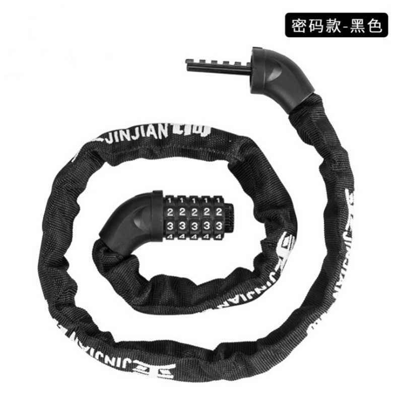 Cerradura de la cadena de bloqueo de contraseña cerradura de la bicicleta cerradura de la cadena cerradura de la bicicleta eléctrica cerradura de la bicicleta de montaña 601