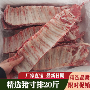新鲜猪排骨猪寸排 猪肋排 猪仔排20斤 精修猪排骨 小排冷冻猪排-阿里巴巴