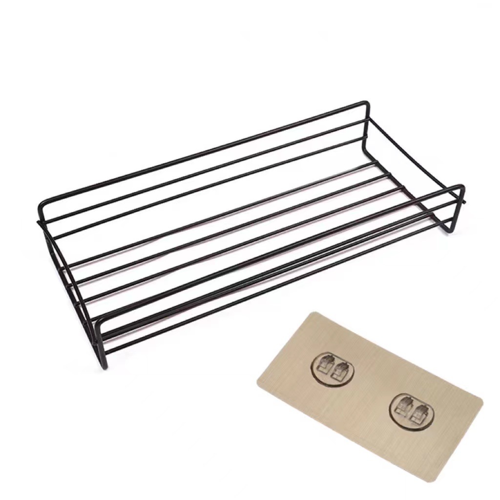 Estante de almacenamiento triangular sin perforaciones cocina baño estante de almacenamiento baño esquina montado en la pared estante de almacenamiento multifuncional