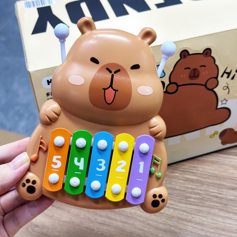 儿童咔皮巴拉手敲琴玩具幼儿音乐启蒙机构招生礼物电玩城积分礼品|undefined