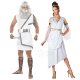 Medieval Roman couple White ancient Greek mythology girdle Arab prince costume Halloween Masquerade