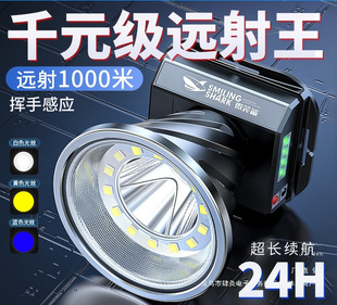Induction Headlight Strong Light Charging Ultra-Bright Head-Mounted Lighting Large Flashlight Outdoor 2025 New Special Bright Miner's Lamp Supplies
