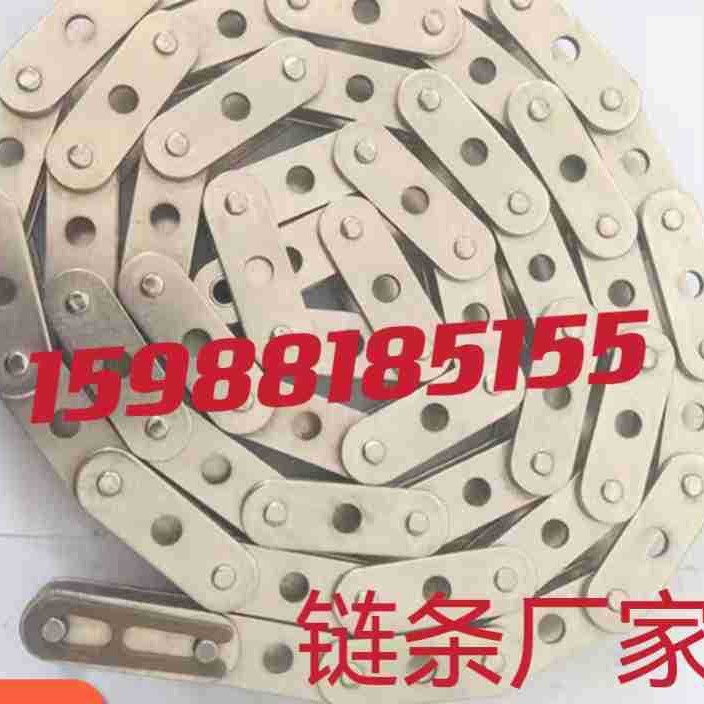 中孔链条双节距输送链C2050HC2040C2080提升机链条 镀镍不锈钢