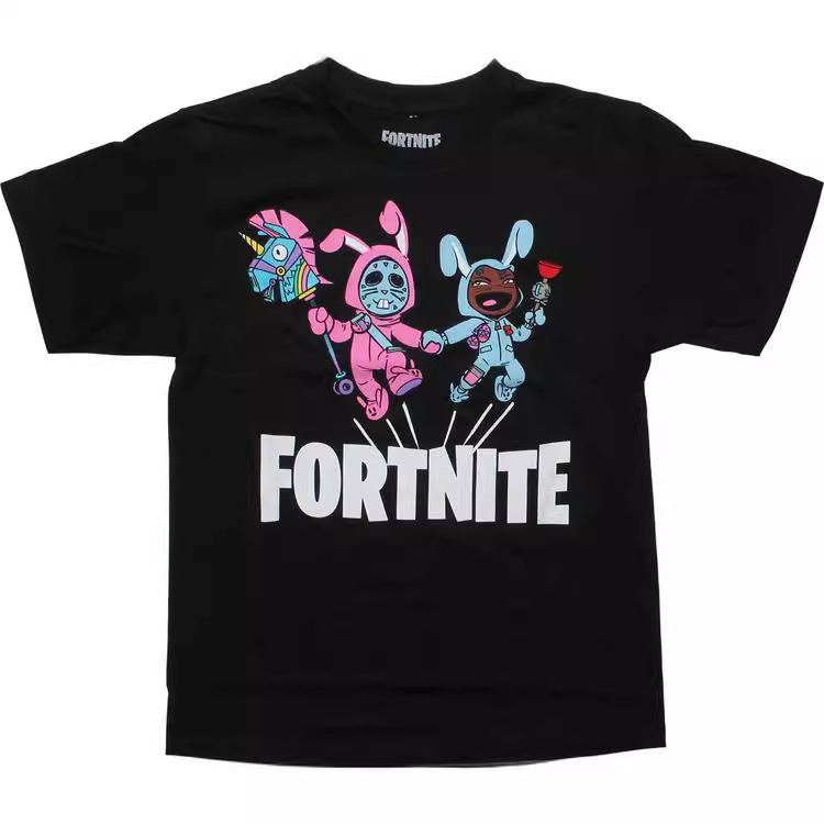 Summer bastion night Fortnite game peripheral role anime cotton men's and women's T-shirt clothes