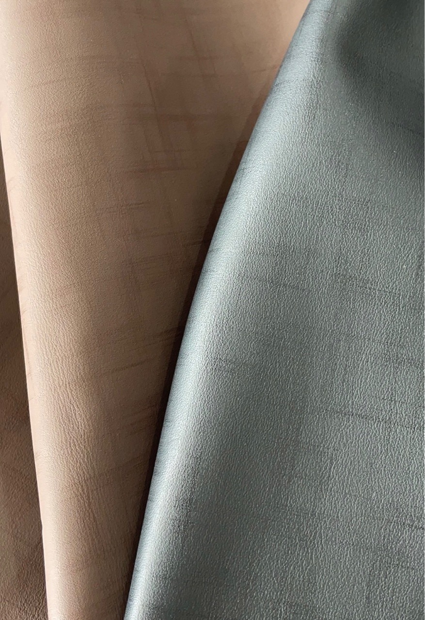 英伦风小格纹頭層牛皮真皮皮料箱包鞋子手工DIY手袋腰带皮带手账