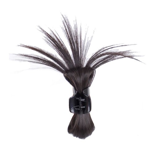 Chicken nest ball head lazy style chicken feather shuttlecock head fountain high ponytail hot girl chicken nest hair clip wig hair bag