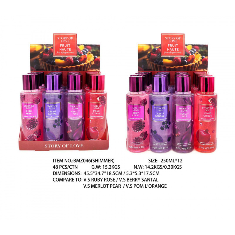 香水持久留香250ml 女士香水身体喷雾香氛持久perfumes东南亚外贸|undefined