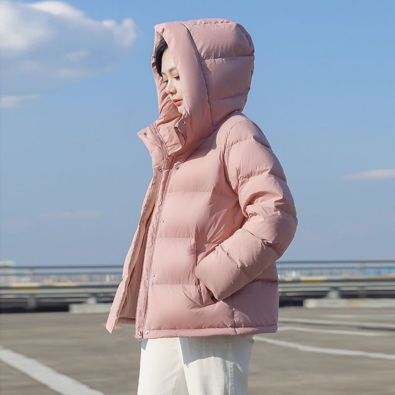 反季2025年新款韩版羽绒棉服女短款冬季加厚小个子面包服棉袄外套|undefined