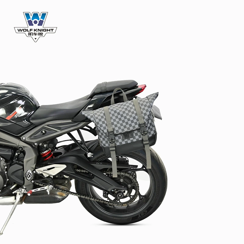 Подходит для Triumph Street Triple 765 — боковая сумка с быстросъёмом, ретро боковой кофр, модифицированная сумка для шлема