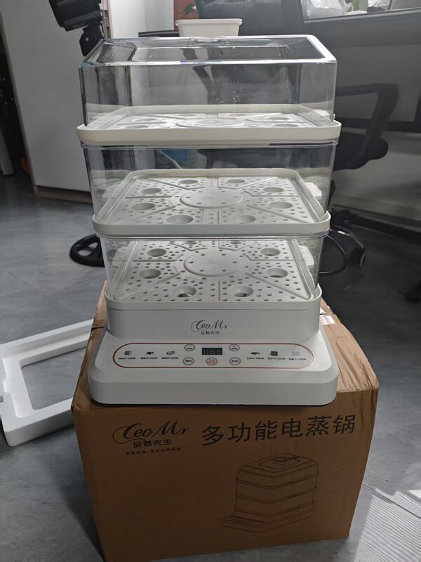 32L大容量万利達電気蒸し鍋家庭用一体多機能蒸し器知能多層透明1件代発|undefined