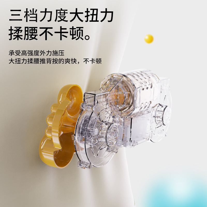 按摩腰靠全自动充电热敷按摩靠背家用揉捏颈椎腰部按摩器按摩靠枕|undefined