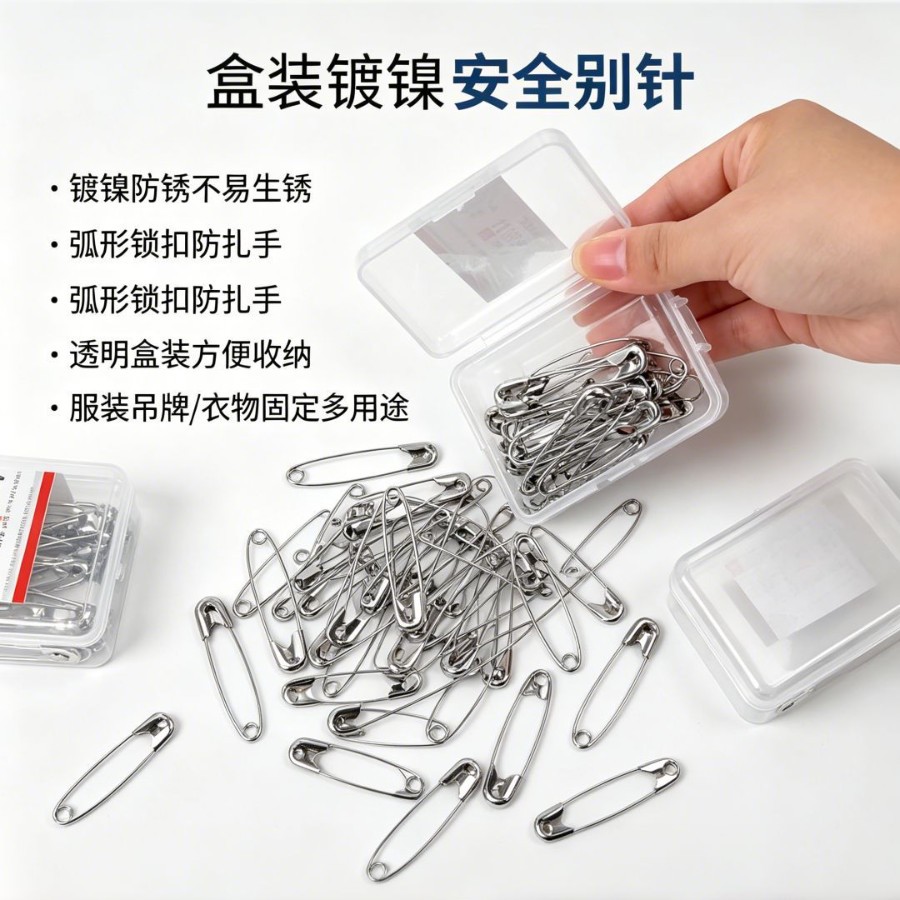 Vintage Safety Pins for Securing Clothes, Various Styles of Paper Clips, Safety Pins for Sheets, Wholesale