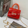 Summer small bag, small one-shoulder bag, 2023, crocodile print