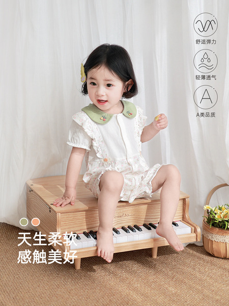 children's summer thin cotton small princess costume girl's to go…