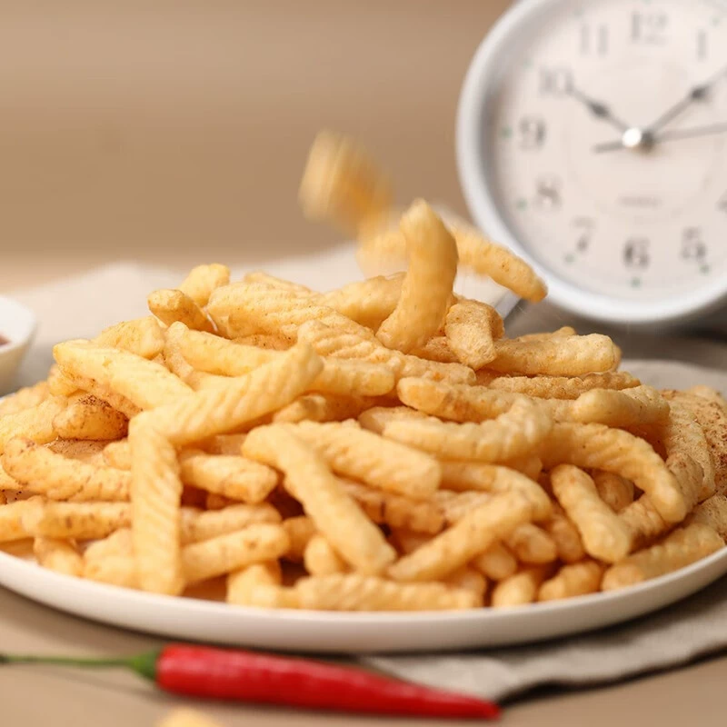 Креветочные снеки (Jinqiao), 55г–42г, пышные крекеры с 35% креветочного мяса, разные вкусы