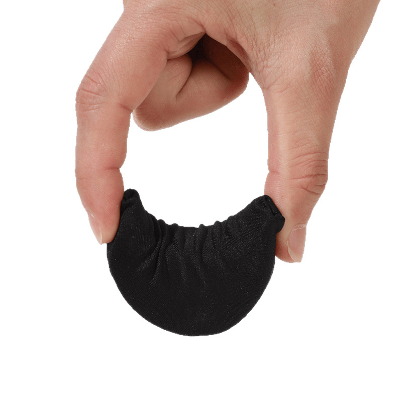 Zapatos cabeza enchufe ajuste tamaño pies adelante punzonado anti-dolor cabeza redonda poner zapatos esponja grande de las mujeres tacones altos almohadilla delantera