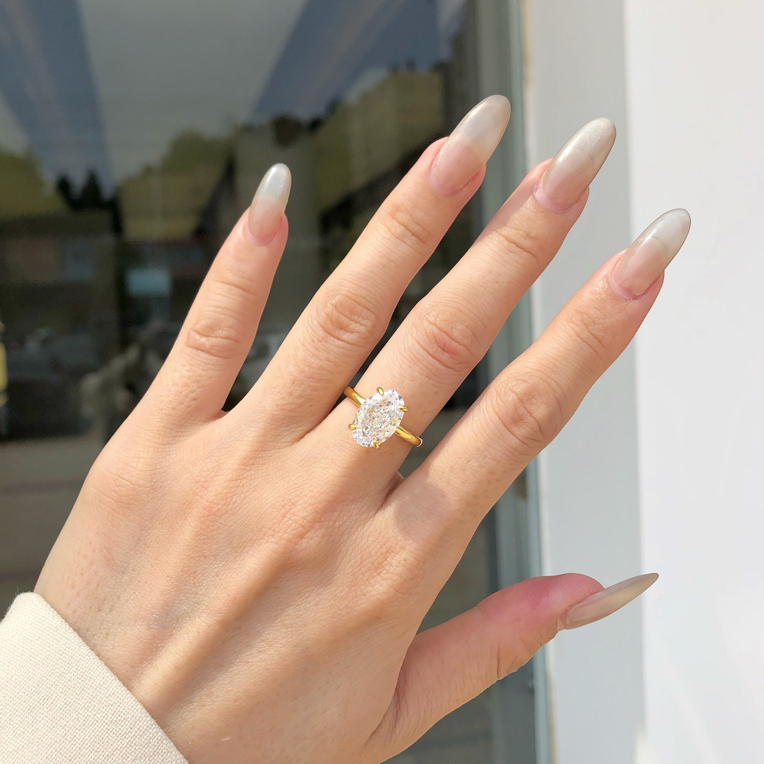 6g Weight Zircon Inlay Material Rings Classification 5, 9 Ring Size 1 Piece Quantity Holiday, Daily Occasion 925 Sterling Silver Material Geometric, Heart Shape Pattern Women's Gender Plating, Inlay Design Elegant Style 925 Sterling Silver Zircon Geometric Heart Shape Rings 10